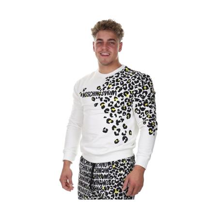 Moschino Sweatshirt , Wit , Heren , Maat: 3XS