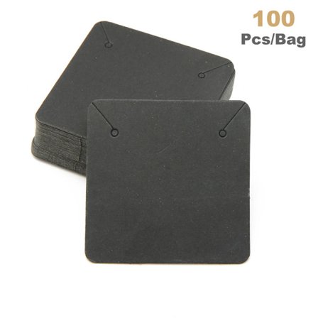 100 st/Pack Smycken Display Kort Halsband Förpackningskort