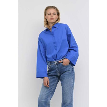 My Essential Wardrobe Shirts Blå, Dame Skjorter