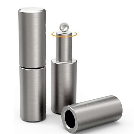 Svejsbare Porthængsler 4 Tommer, Heavy Duty Stål Svejs Hængsel, Aftagelige Hængsler, Kugleleje Aftagelig H