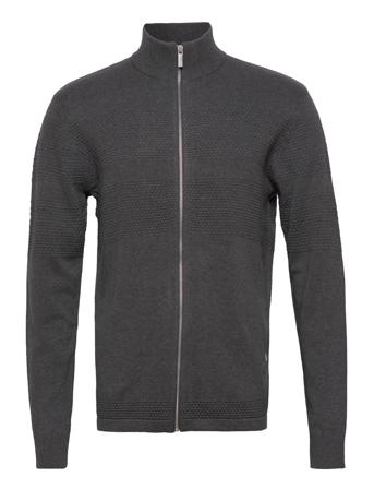 Slhmaine Ls Knit Cardigan W Grey Selected Homme