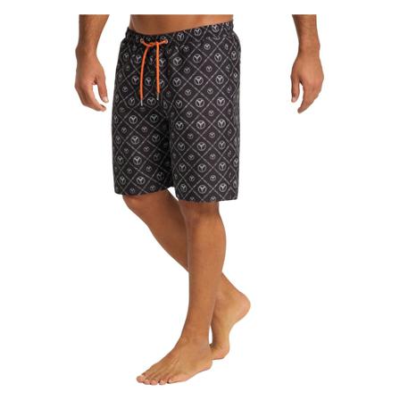 Carlo Colucci, Men's swimming trunks with logo printing Carmellini Zwart, Heren, Maat:S