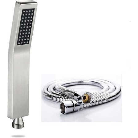 Duschhuvud med slang Duschhuvud + Flexibel duschslang Hög Pre