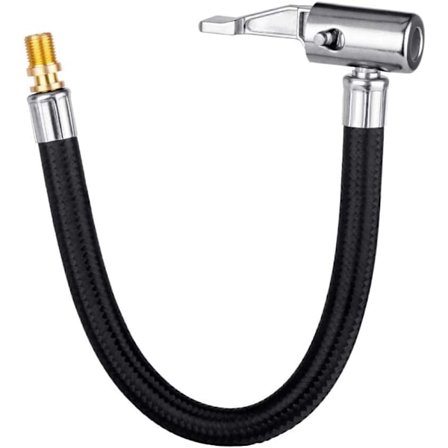 Låsebar dekkchuck med gummislange og standard dekkventil fin gjenge, Ti