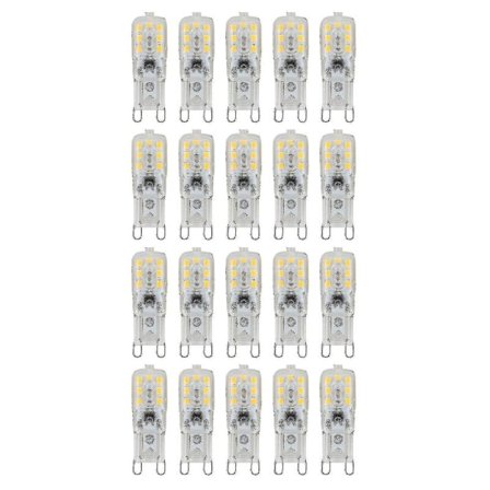 20 X G9 3w LED Dimbar Kapsellampa Ersätter Glödlampor Ac220-240v, Varmvit