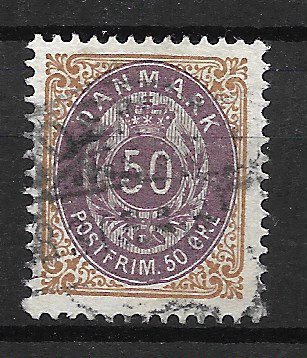 Danmark 1902 - AFA 30Cy - Stemplet
