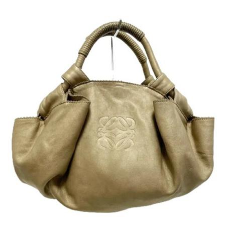 Loewe Pre-owned Pre-owned Leather handTass , Geel , Dames , Maat: ONE Size Vintage Tassen