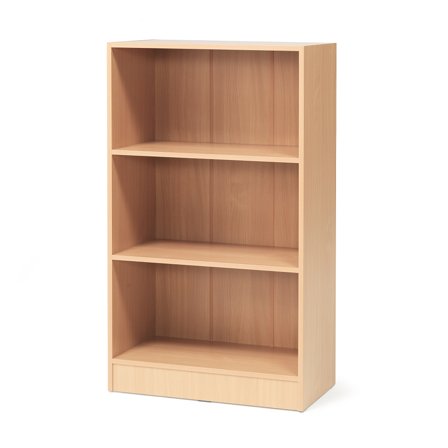 Büroregal FLEXUS, 1325 x 760 x 415 mm, Buche