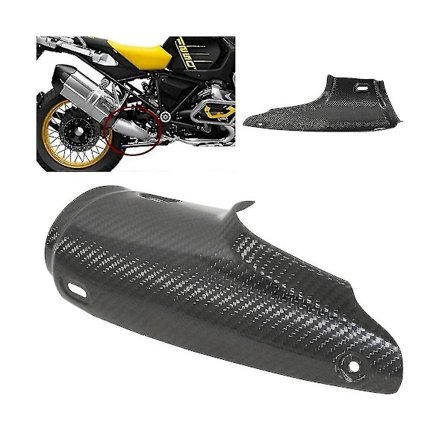 Eksoslyddemperrør varmeskjold motorsykkel anti-skåldingsdeksel for R1200gs 2013-2018 R1250gs 2019-2