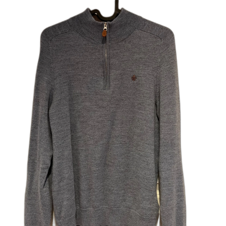 Ljusblå merinoulltröja från Morris