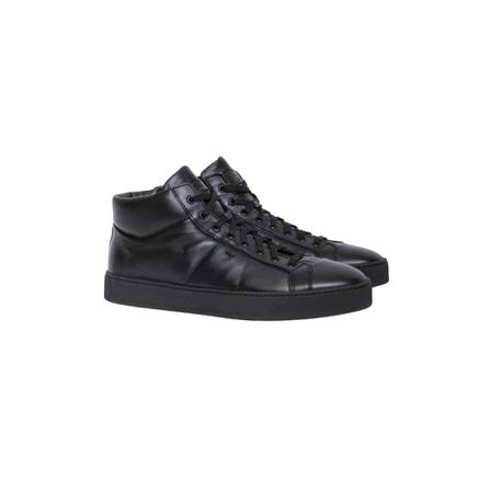 Santoni, Sneakers Zwart, Heren, Maat:43 EU