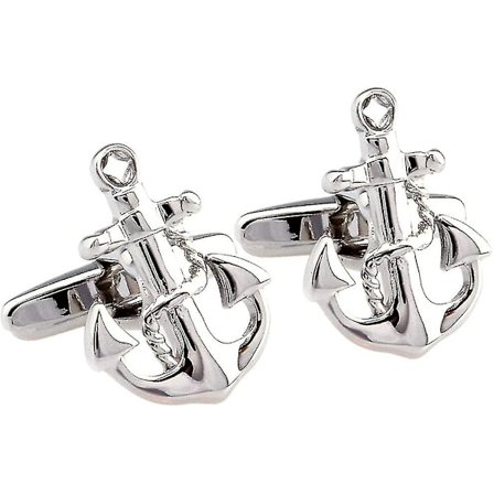 Mansjettknapper for menn - Vintage båtanker seilere hav, rustfritt stål bryllupsgave