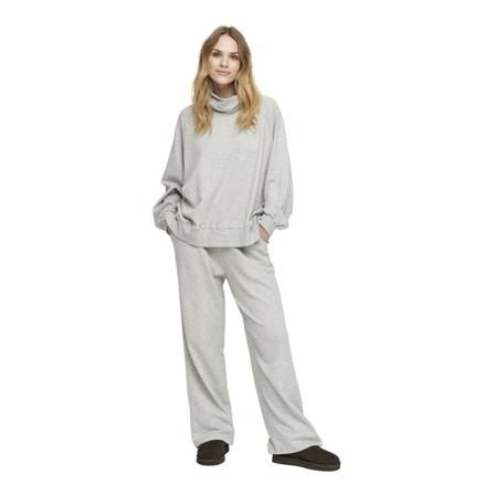 Moshi Moshi Mind Month Sweatpants Melange grå, Dam, Dam, Storlek: S
