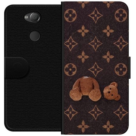 Yhteensopiva Lompakkokotelo Sony Sony Xperia XA2 Graafinen monogrammikuvio, jossa taiteellisesti muotoiltu nalle