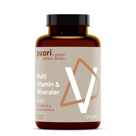 Puori Multi Vitamin & Mineraler 60 kaps., Helse & Madvarer, Vitaminer, Multivitaminer