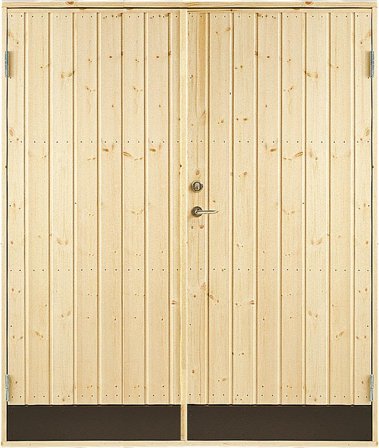 Jabo 25512 Dubbeldörr, Dörrar