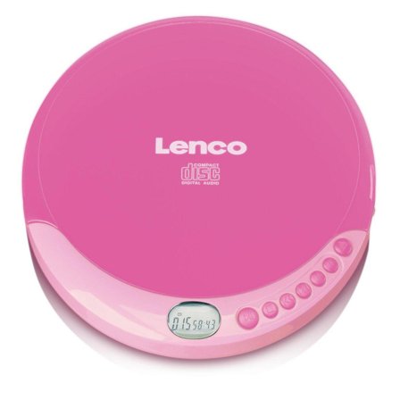Lenco Cd-011 Portable Cd Player Pink