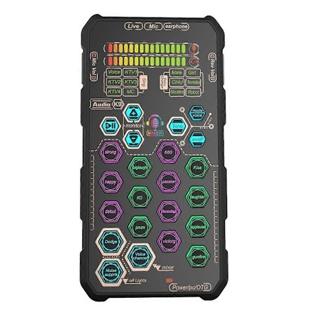 Live-äänikortti, kannettava ulkokäyttöön, digitaalinen signaalinkäsittely, äänikorttiefektilaite, audiomikseri