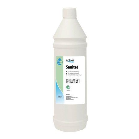 ACTIVA Sanitetsrengöring Free 1L - Lyreco - Städ och hygien - Rengöringsmedel - Sanitetsrent