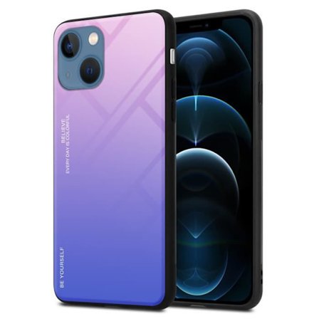 Fodral till Apple iPhone 13 Skal i ROSA - BLÅT Fodral Skyddsskydd i två färger TPU