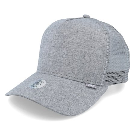 Djinns - Grigio trucker Cappellino - Cutsew Heather Grey Adjustable @ Hatstore