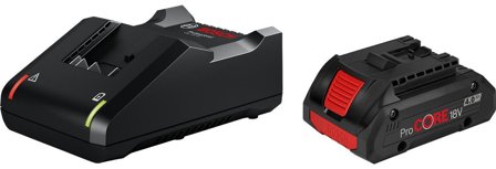 Bosch GAL 18V-40 + 4,0Ah ProCORE Latauspaketti, Koneiden tarvikkeet & käyttöosat