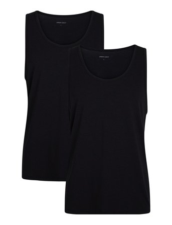 URBAN QUEST | The Bamboo 2-Pack Mens Tank Top | XL