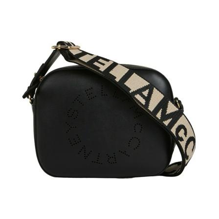 Stella McCartney Stella Logo Mini Tas , Zwart , Dames , Maat: ONE Size Schoudertassen