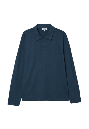 NORVIE Långärmad pikétröja WALKER T-shirts Blå M