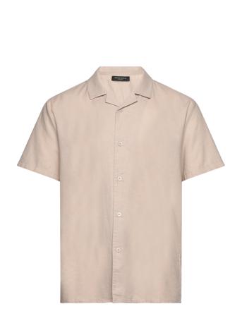 Linowbbhomer Ss Shirt Beige Bruuns Bazaar
