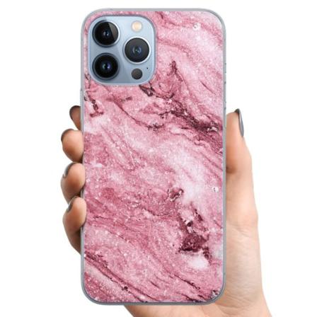Apple iPhone 13 Pro Max TPU Mobilcover Glitter Marmor