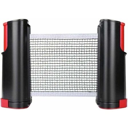 Infällbart bordtennisnät med stativ, perfekt för bordtennisbord