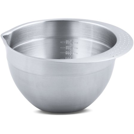 Städter Skål med greb Rustfrit stål 2000 ml | KitchenOne