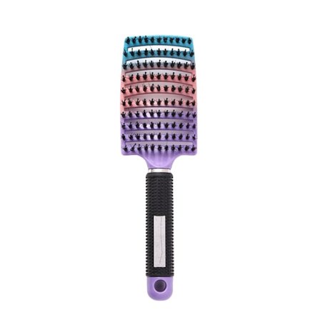 Ergonomisk ventilerad hårborste för styling och hårbottenmassage