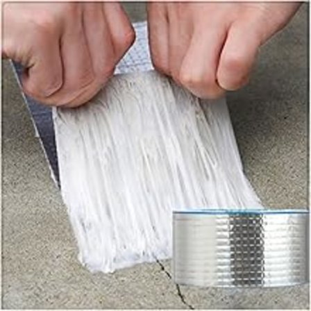 Sterk selvklebende aluminiumsfolie tape med butylgummi blinkende tape for reparasjon av takvegg rørlekkasje