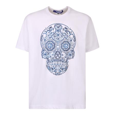 Junya Watanabe Skull print t-shirt , Wit , Heren , Maat: M