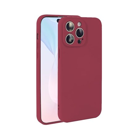 iPhone 12 Mini Röd Svart Skal - Med Kameraskydd