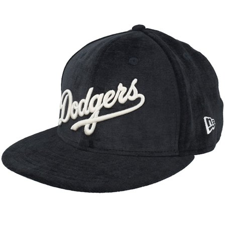 New Era - MLB Svart fitted Caps - Los Angeles Dodgers 59FIFTY Day Black Velvet Fitted @ Hatstore