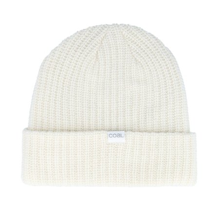 Coal - The Dan Off White Cuff Cuff White Beanie - @ Hatstore