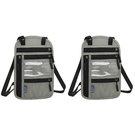 3 st Multifunktionell Väska Bärbar Mobiltelefonfodral Användbar Passväska För Hemmet 2 st 22X15X0.2CM 2 st 22X15X0.2CM