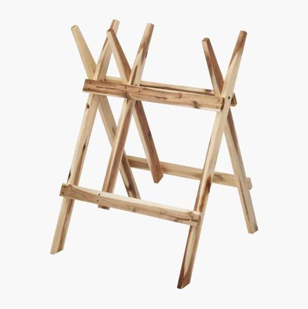 Biltema - Sammenleggbar Sagekrakk av Tre, Stødig og Plassbesparende ved Oppbevaring