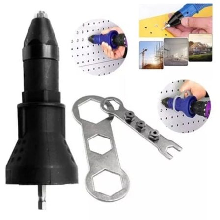 Sähköniittipistooli johdottomalle porakoneelle, sähköniittikone, niittipistoolisovitin, johdoton niittaustyökalusarja, 