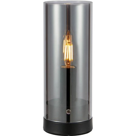 Markslöjd - Bordlampe POST 1L 9cm Sv/Rök 108718 Svart