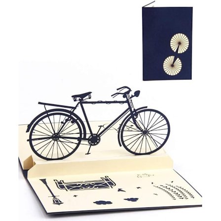 3D pop-up bursdagskort, gratulasjonskort, jubileumskort, gratulasjonskort med