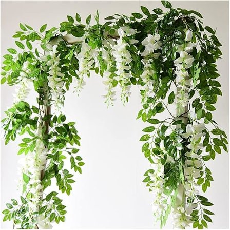 Kunstig Silke Wisteria Hengende Girlander Kunstige Planter for