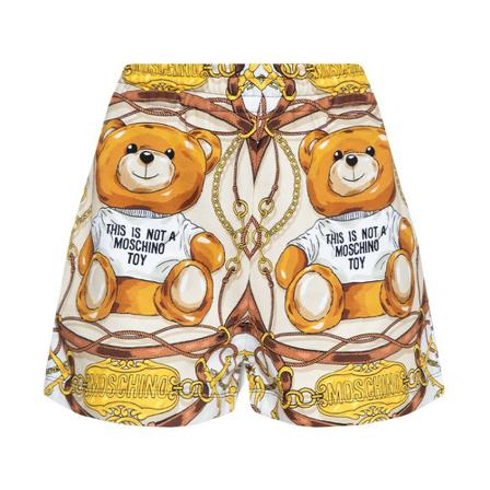 Moschino - Shorts - Beige - Dam - Storlek: S, Dam, Storlek: S