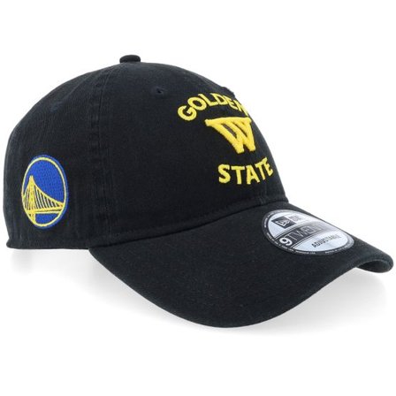 New Era - NBA Svart adjustable Keps - Golden State Warriors 9TWENTY NBA Statement 920 Black Adjustable @ Hatstore