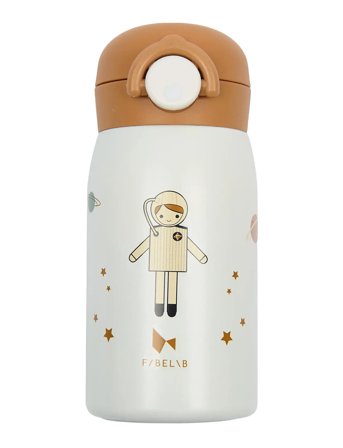 Fabelab Water Bottle - Space - Cream - ONE SIZE