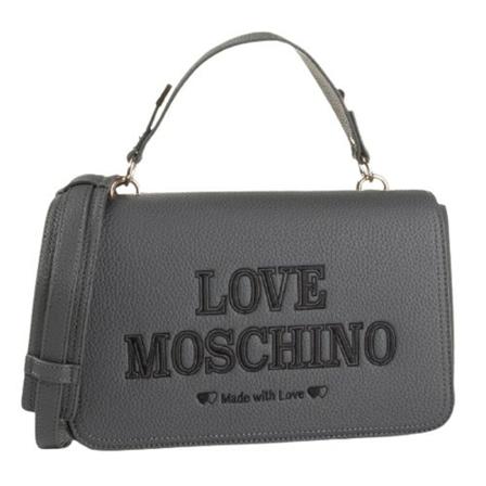 Love Moschino Shoulder Tas , Grijs , Dames , Maat: ONE Size