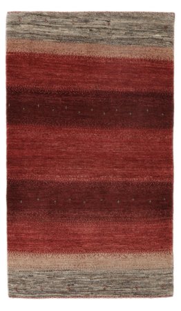 Hand Knotted Persian Loribaft Fine Persia Rug 87X145 Dark Red/Brown